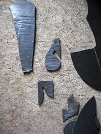 Wandinstallation aus Antagonisme und Fugato